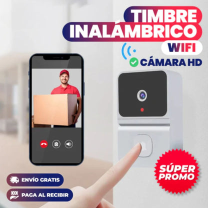 TIMBRE INALÁMBRICO WIFI CON CAMARA HD