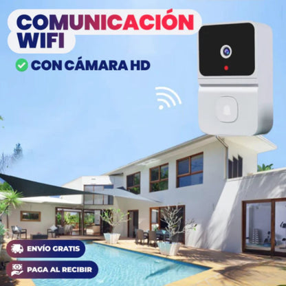 TIMBRE INALÁMBRICO WIFI CON CAMARA HD