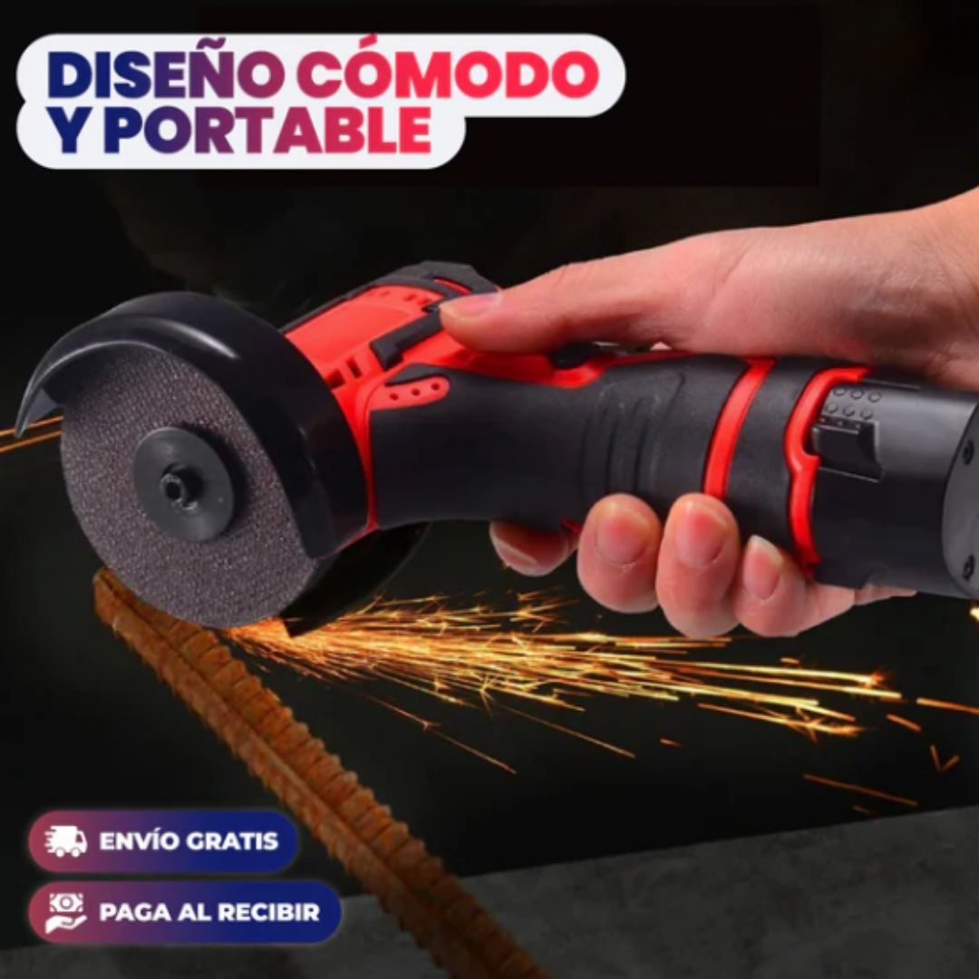 PULIDORA,CORTADORA,AMOLADORA ANGULAR INALÁMBRICA