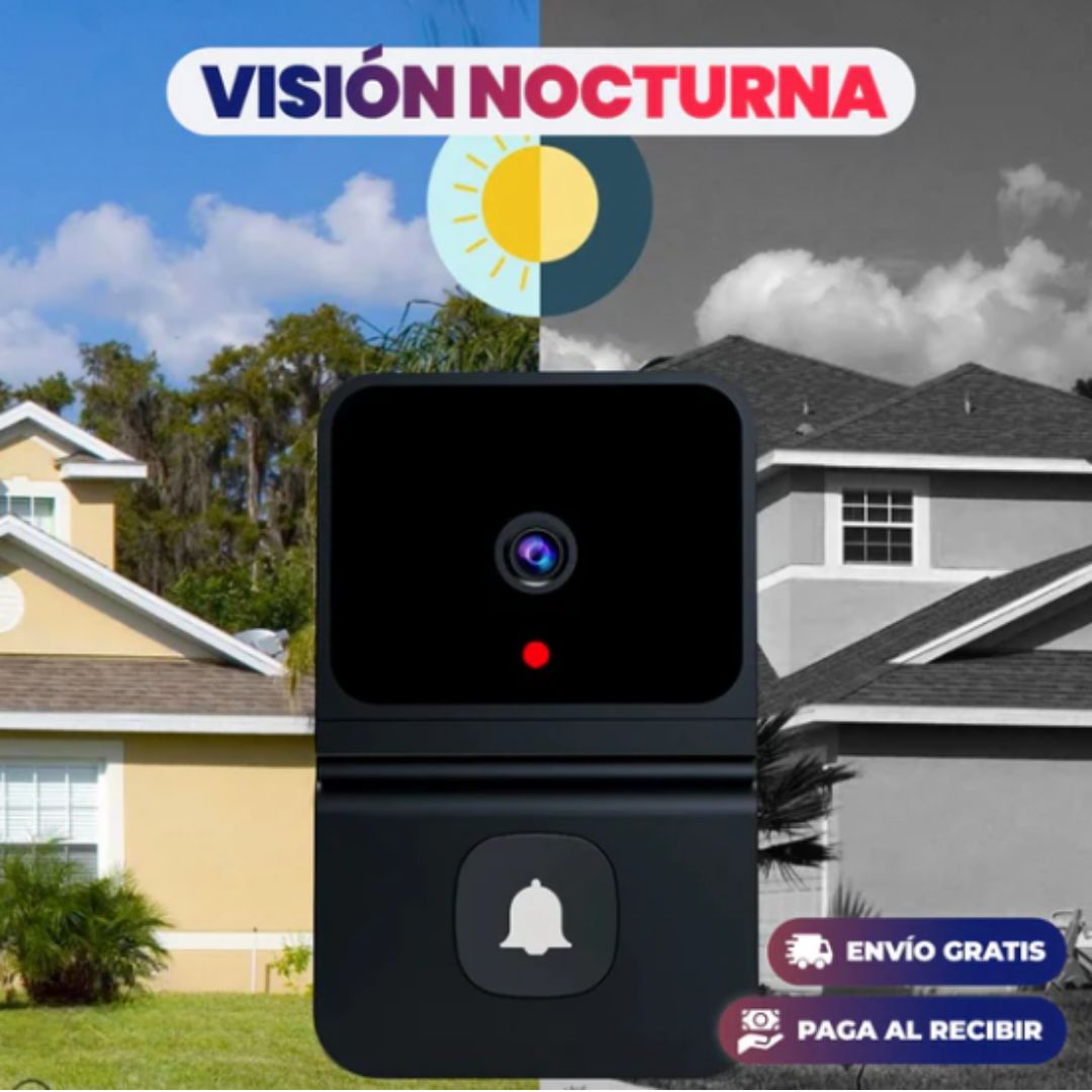 TIMBRE INALÁMBRICO WIFI CON CAMARA HD