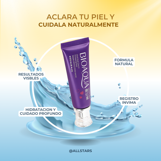 BIOAQUA: ACLARA TU PIEL NATURALMENTE