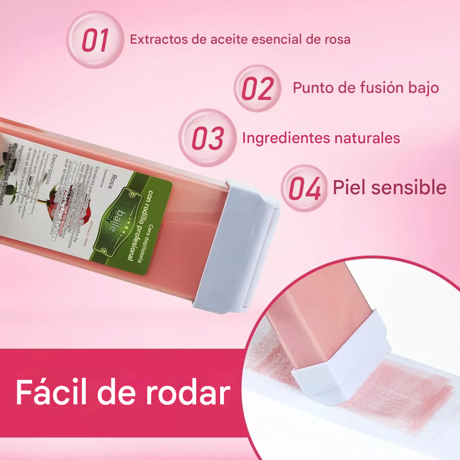 MAQUINA+CERA+100 LIENZOS: DEPILACION EN CASA