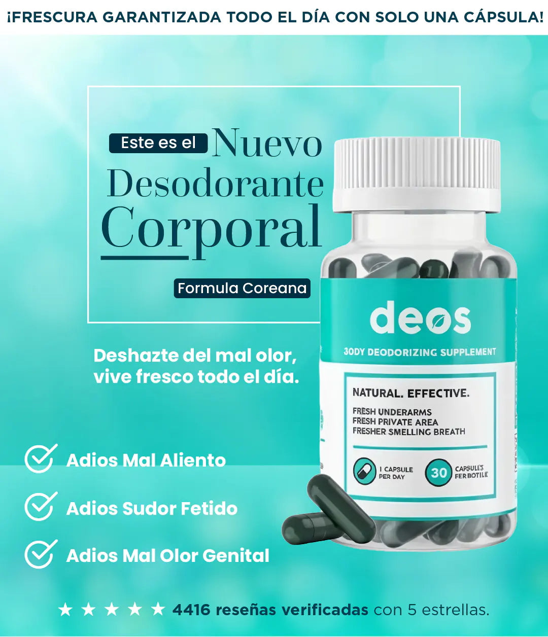 DEOS| SUMPLEMENTOS DESODORANTE