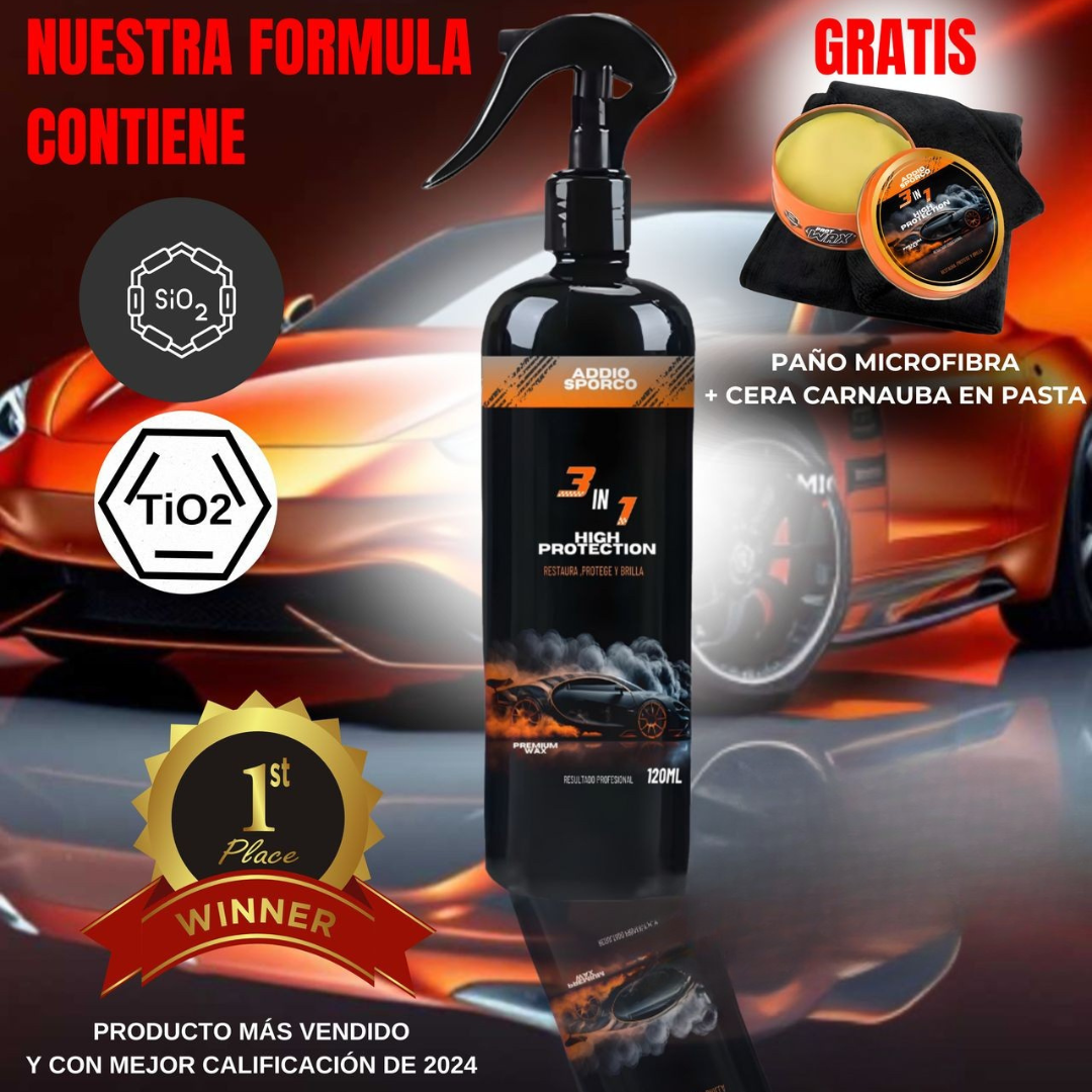 PREMIUM WAX: "Tu auto, más brillante que nunca"