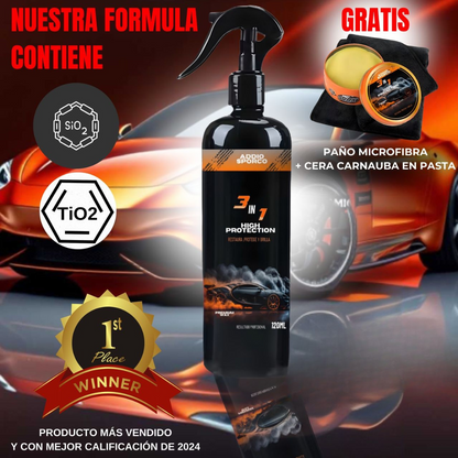 PREMIUM WAX: "Tu auto, más brillante que nunca"
