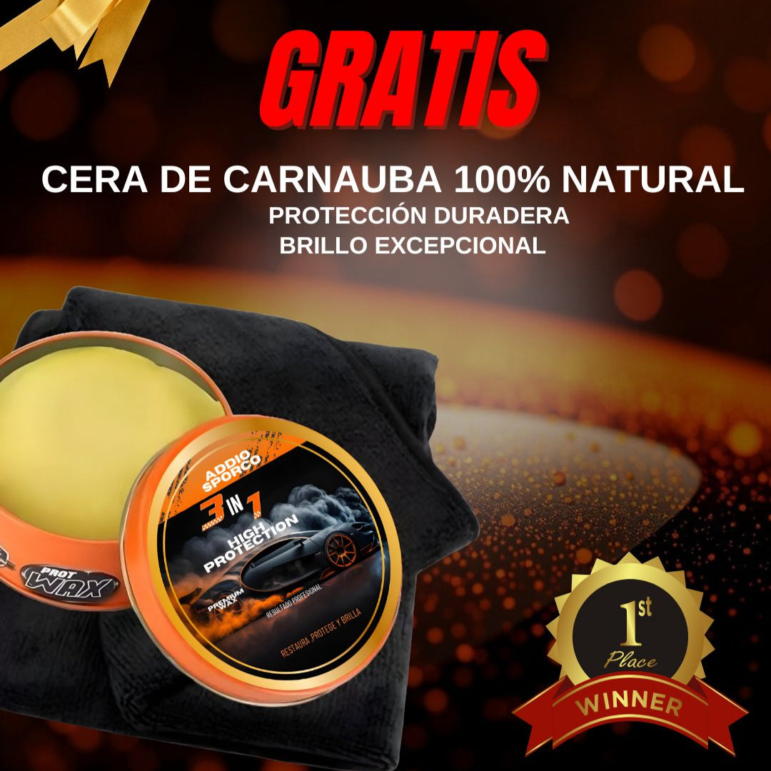 PREMIUM WAX: "Tu auto, más brillante que nunca"